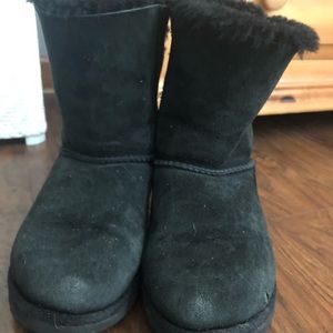 Ugg Black Mini Bailey Bows